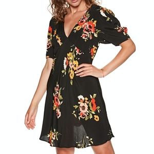 Free People Floral Neon Garden Dress